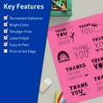 thumbnail image 3 of Avery Printable Sticker Paper, Bright Pink, 8.5" x 11", 20ct, 3 of 10
