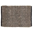 thumbnail image 1 of Natural Tan Farmhouse Flooring Zuma Jute Geometric Rectangle Accent Rug, 1 of 1