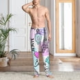 thumbnail image 2 of Honiee Eiffel Tower and Hearts for men - a sleek fusion of Straight Pajama Pants, versatile Lounge Pants, and cozy Sleepwear, all rolled into one-X-Large, 2 of 6