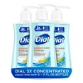 thumbnail image 1 of Dial 2X Concentrated Liquid Hand Soap, Coconut Water &amp; Mango, 11 Fluid Ounces, Pack of 3, 1 of 8