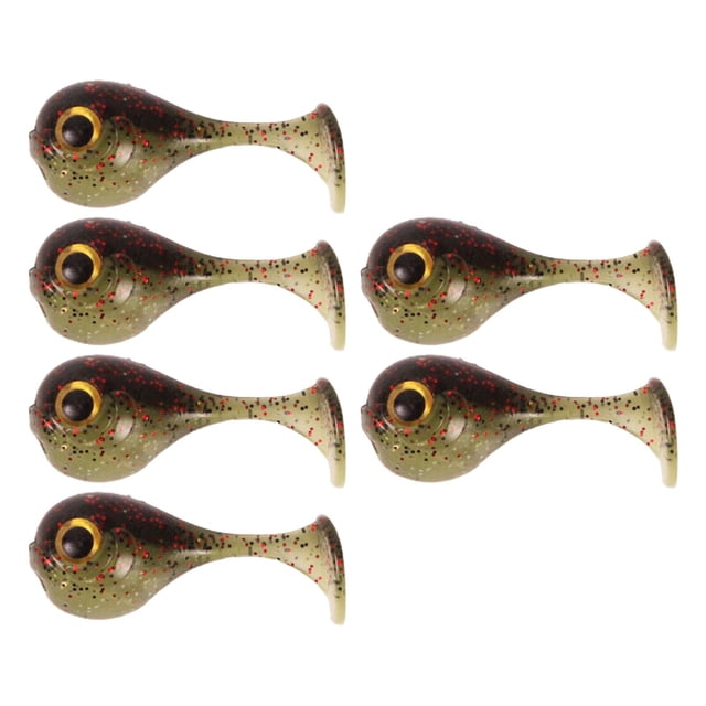 koolsoo Artificial Fishing Lures T-Tail 6 Pieces Swimbaits Crankbait Surface for
