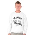 thumbnail image 5 of Set Free By Truth Christian Faith Sweatshirt for Men or Women Brisco Brands M, 5 of 6
