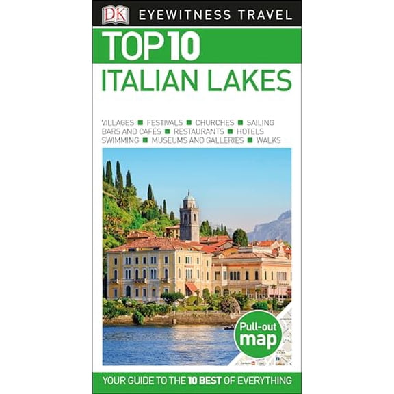Pre-Owned Top 10 italian lakes - paperback: 9781465467676