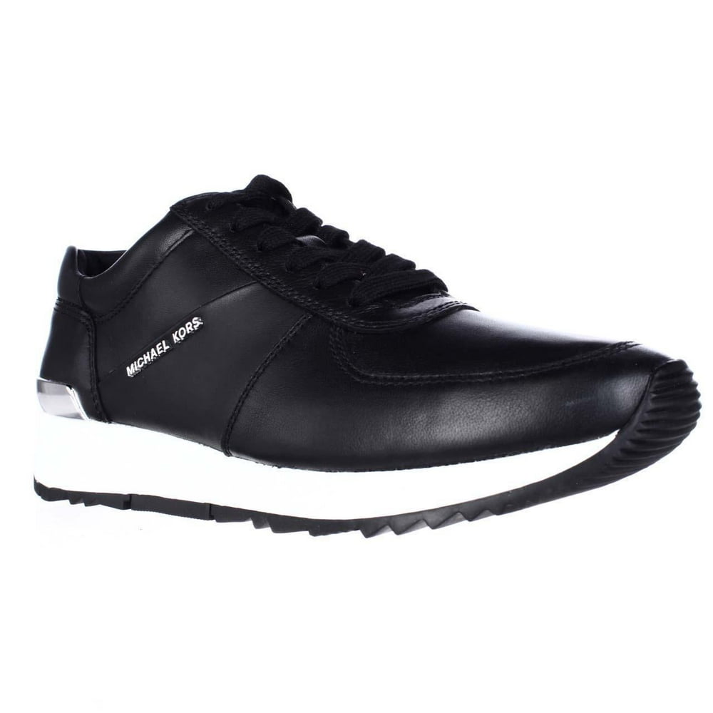 michael kors allie trainer sneakers black and gold
