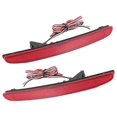 thumbnail image 2 of Car LED Rear Bumper Fog Lamp Brake Light Dynamic Turn Signal Reflector for 2016-2018, 2 of 5