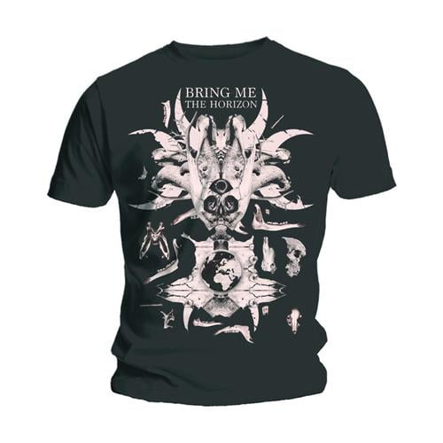 Bring Me The Horizon Unisex T-Shirt Skull & Bones (XX-Large)