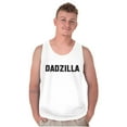 thumbnail image 5 of Funny Fathers Day Gift Dadzilla Tank Top Sleeveless Tee Men Brisco Brands X, 5 of 6