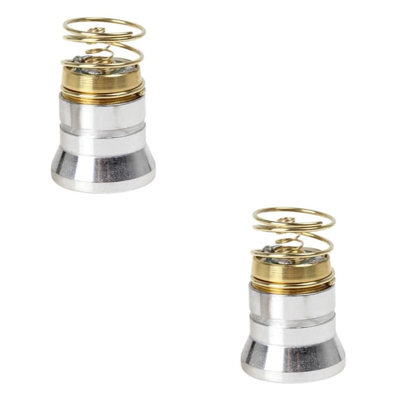 Eigraketly Módulo de cabezal de foco, de alta resistencia, bombilla de linterna LED, tapas de lámpara impermeables ajustables, cabezal de luz cabeza de luz verde 2Conjunto