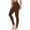 Brown, variant on Brondbend High Waisted Leggings for Women Yoga Pants for Womens Solid Color Stretch Waist Non See Through Jogging Tights Casual Gym Athletic Comfy Trousers in Versatile Sizes and Colors