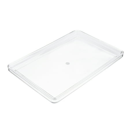 

1 Pc Acrylic Food Plate Simple Towel Tray Versatile Bread Tray (Transparent)