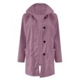 thumbnail image 2 of IMENGL Solid wool corduroy flannel jacket, Purple 3XL, Size 3XL, 2 of 5