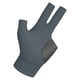 thumbnail image 5 of Kit de Guantes de Billar para Tres Dedos, Paquete de 2 Unidades Negro derecho y gris izquierdo, 5 of 9