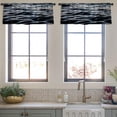 thumbnail image 3 of LALILO Kitchen Curtain Valance Ocean Dark Night Water Rod Pocket Window Curtain 52"x 18" Set of 2, 3 of 5