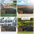 thumbnail image 5 of 500D Patio Furniture Covers Thickening Outdoor Cover Protective Black 126"x64"x28", 5 of 5
