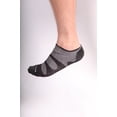 thumbnail image 3 of thin no show sports socks, black, large, 0.03 pound, 3 of 6