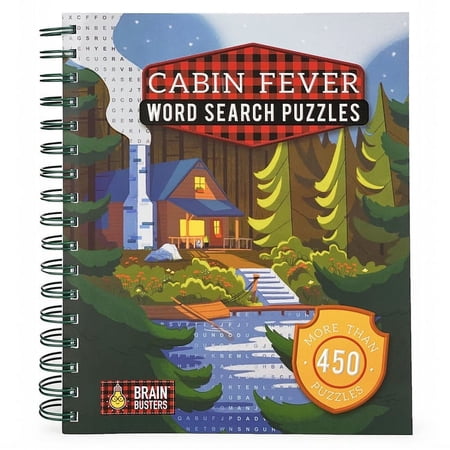 Brain Busters Cabin Fever Word Search Puzzles  (Spiral-Bound) price history on PriceWatchPro