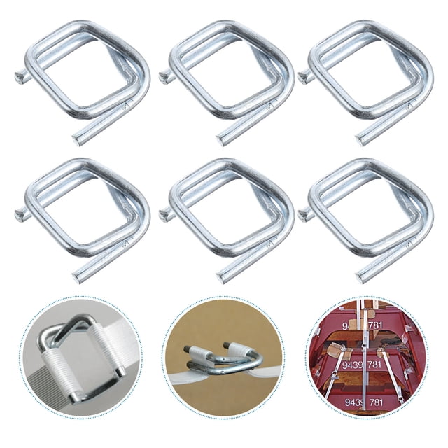 YSNOOWE 100pcs Silver Strap Adjuster Package Buckles Wire Buckles For Easy Diy Projects And Packaging Tasks