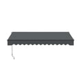 thumbnail image 3 of ALEKO 10' x 8' Grey Retractable Motorized Patio Awning Sunshade, 3 of 7