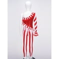 inhzoy Kids Girls Christmas Performance Outfits Candy Cane Striped