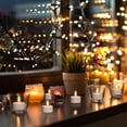 thumbnail image 3 of Velas de Té Recargables, 24 Velas Recargables con Base de Carga Remota, Velas LED Sin Llama, 3 of 5