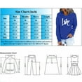 thumbnail image 5 of Vedolay Womens Hoodies Zip Up Women's Oversized Hoodies Long Sleeve Shirts Pullover Fall Clothes with Pockets,Blue M, 5 of 5