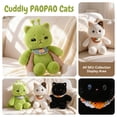 thumbnail image 6 of Running Alien Kitten Plush Toy, Kawaii Meme Design with Detachable Bib, Soft Skin-Friendly Fabric, Ideal Present for Birthday, Xmas & Room Decoration, 6 of 8