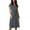 *Navy, variant on VBVC Women's Tie Waist Button Front Midi Dress,Ladies Polka Dot Dress,Summer Short Sleeve Daily Outfit For Women,Black,Size XXXL