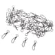 thumbnail image 2 of Snaps giratorios de pesca Swivels de pesca de carpa con, 2 of 8