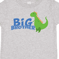 thumbnail image 4 of Inktastic Big Brother Green Dinosaur Boys Toddler T-Shirt, 4 of 5