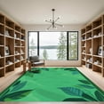 thumbnail image 2 of ODIKA 5'x7' Machine Washable Non-Slip Area Rug, Modern Green High Traffic Rug with Pad, Green, 1050716, 2 of 8
