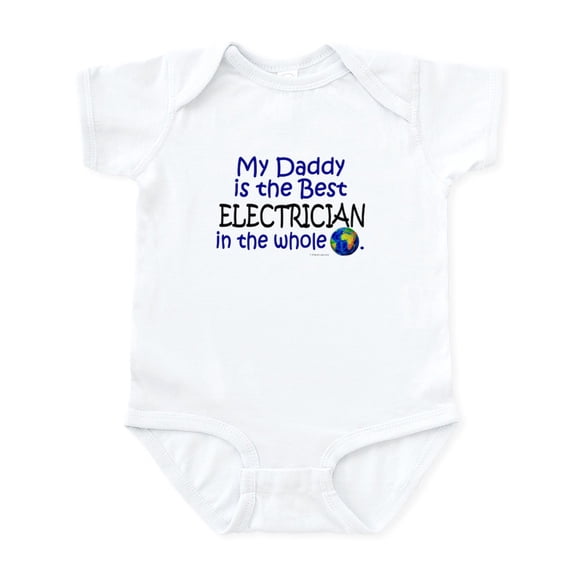 CafePress - Best Electrician In The World (Daddy) Infant Bodys - Baby Light Bodysuit