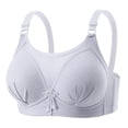 thumbnail image 1 of Women's Full Cover Support Bra Seamless Mesh High Neck Wireless Workout Bra Wide Straps Half Bras for Lady Plus Size 44, 1 of 2