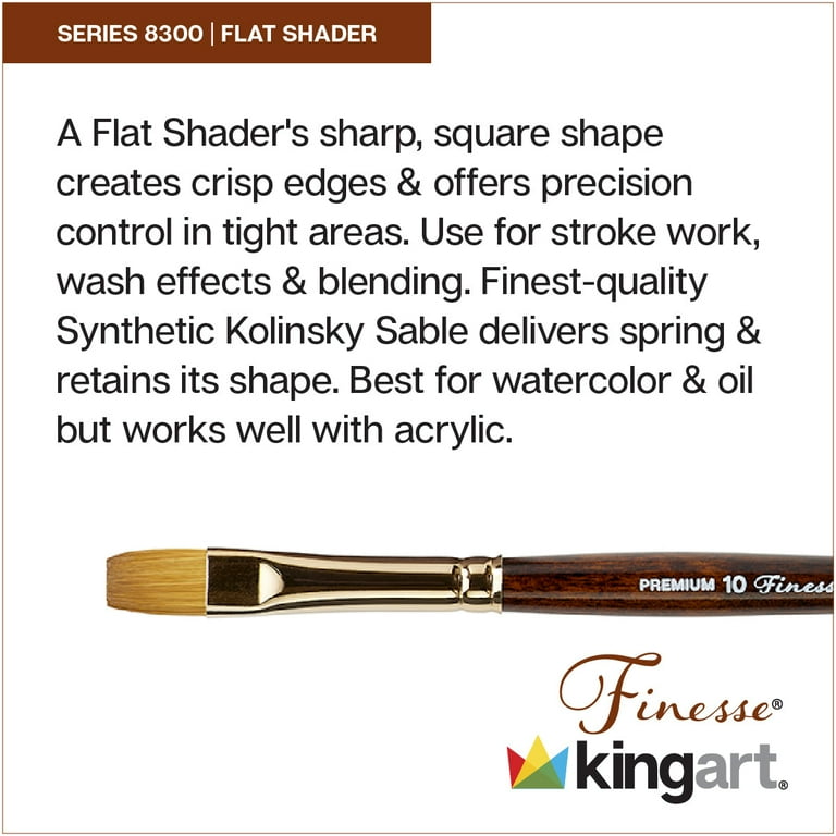 Series 98 - Synthetic Blend - Flat Shader Series 98 - Synthetic Blend - Flat Shader