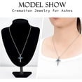 thumbnail image 4 of Cross Urn Necklace for Ashes Butterfly Cross Cremation Necklace for Women Pets Cremation Jewelry for Women Memorial Ash Holder Pendant Funeral Keepsake Gift, 4 of 7