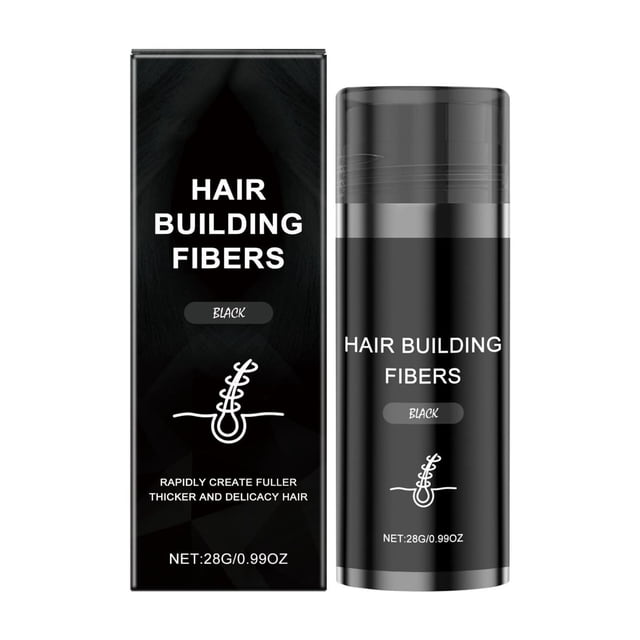 Polvo de fibra capilar, polvo de sombra, modifica el relleno de la frente, artefacto reparador del cabello, polvo reparador para frente alta, 28 g