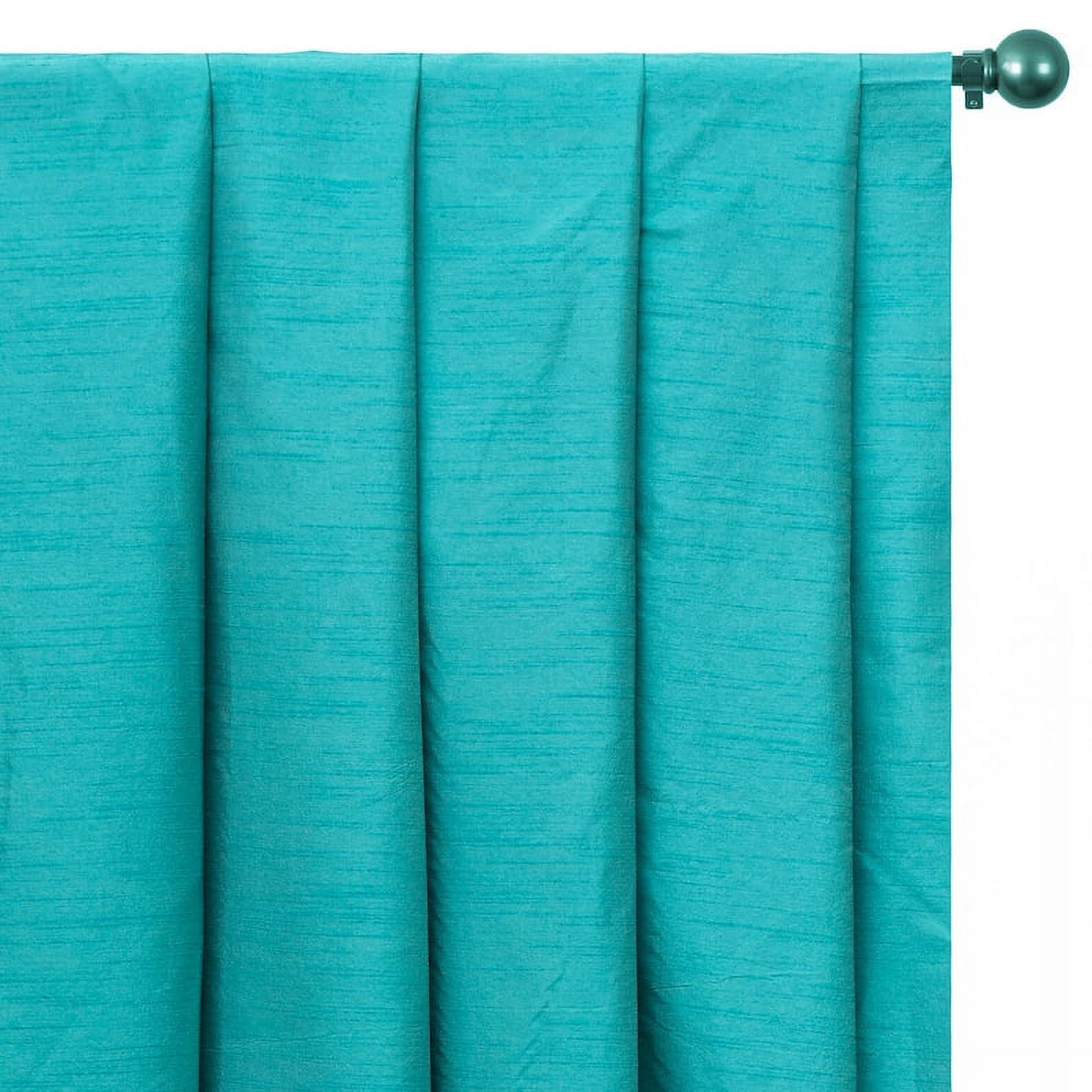 Fabric Mart Direct Raw Silk Fabric, Aqua Blue Silk Fabric, Faux Silk Fabric 19 Continuous Yards Blue Silk Fabric, 42 inches width Faux Silk Fabric by Yard Wholesale Slubbed Silk Curtains Upholstery