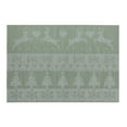 thumbnail image 1 of Vinyl Placemat (Reindeer And Tree) (Green) - Set of 12, 1 of 1