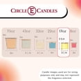 thumbnail image 4 of Circle E Candles, Creme Brulee Scent, Medium Size Jar Candle, 17oz, 2 Wicks, 4 of 4