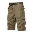 thumbnail image 5 of Tungbrin Men's Below Knee Cargo Shorts Big and Talls Summer Cotton Multi Pockets Work Shorts Outdoors Hiking Shorts, 5 of 5