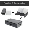 thumbnail image 5 of Large Under Bed Storage Containers, 3 Pack Closet Organizers Bins, Foldable Closet Organizers Storage for Blankets, Towels, Comforter, Sweaters, Linen Sheets, Wrapping Paper (Black Grey), 5 of 12