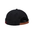 thumbnail image 5 of Moda Unisex Ajustable Sin Borde Sombrero Hombres Mujeres Retro Marinero Cap Hip-hop Cap Casual Sombr Tomshoo  Negro, 5 of 5