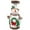 A240 Fufafayo under $5, variant on Fufafayo under $5 Santa Claus Candlestick, Snowman Home Decor for Christmas, Resin Tabletop Decoration Piece, Festive Centerpiece for Living Room, Holiday Themed Decor Item
