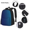 thumbnail image 3 of Easygdp teal blue Mochila para Niños y Niñas con Set de Caja de Almuerzo y Estuche para Lápices 3 en 1, Mochila Escolar Estampada para Adolescentes, 3 of 7