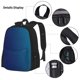 thumbnail image 3 of Easygdp teal blue Mochila para Niños y Niñas con Set de Caja de Almuerzo y Estuche para Lápices 3 en 1, Mochila Escolar Estampada para Adolescentes, 3 of 7