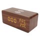 thumbnail image 1 of Reloj LED de carga digital, reloj despertador digital de madera Relojes eléctricos de madera Reloj LED de madera creado magistralmente Jadeshay A, 1 of 8