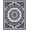 Black, Pattern 1, variant on ODIKA 5' x 7' Machine Washable Non-Slip Area Rug, Middle Eastern Medallion High Traffic Rug, Blue, 388975