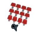 thumbnail image 3 of Baoblaze 12 Pieces Football Boot Spikes Firm Ground Replacement Studs for Competition Red, 3 of 8