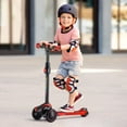 thumbnail image 2 of TONBUX Trottinette pour Enfants de 3 à 12 Ans, Trottinette pour Tout-Petits avec 4 Hauteurs Réglables, Trottinettes à 3 Roues Lumineuses, Conception à Absorption des Chocs, Inclinaison pour Diriger, Bala, 2 of 8