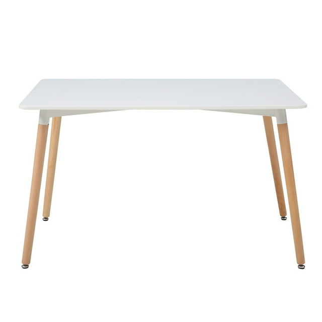 Mesa Rectangular para Comedor Alterego Color Blanca