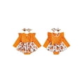 thumbnail image 2 of Miaouyo Infant Baby Girls 2Pcs Thanksgiving Fall Outfits 0 3 6 9 12 18 Months Turkey Print Skirt Romper with Headband, 2 of 8